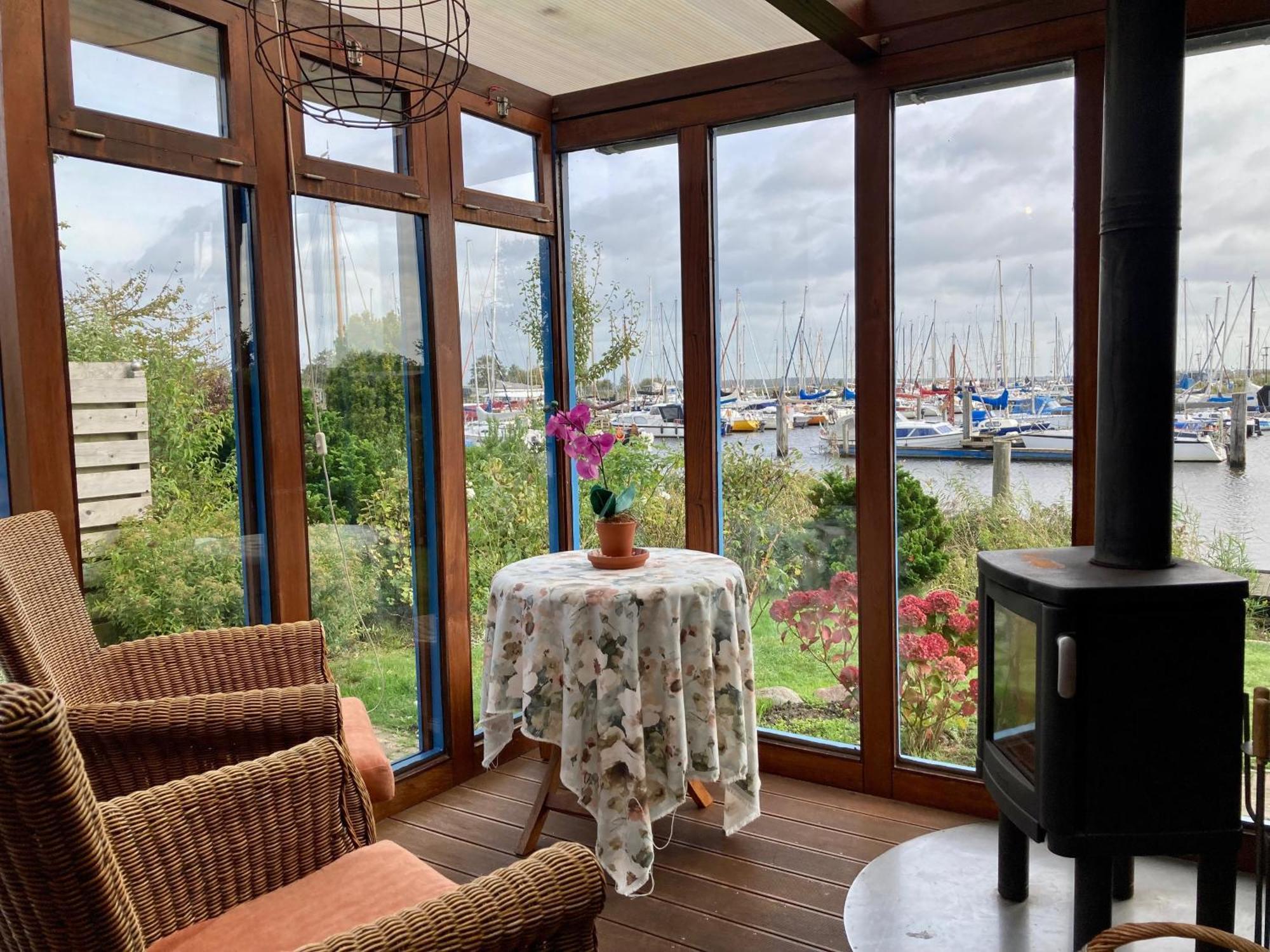 4Pers House Christine W Sauna, Winter Garden & Fishing Pier Anjum Exterior foto
